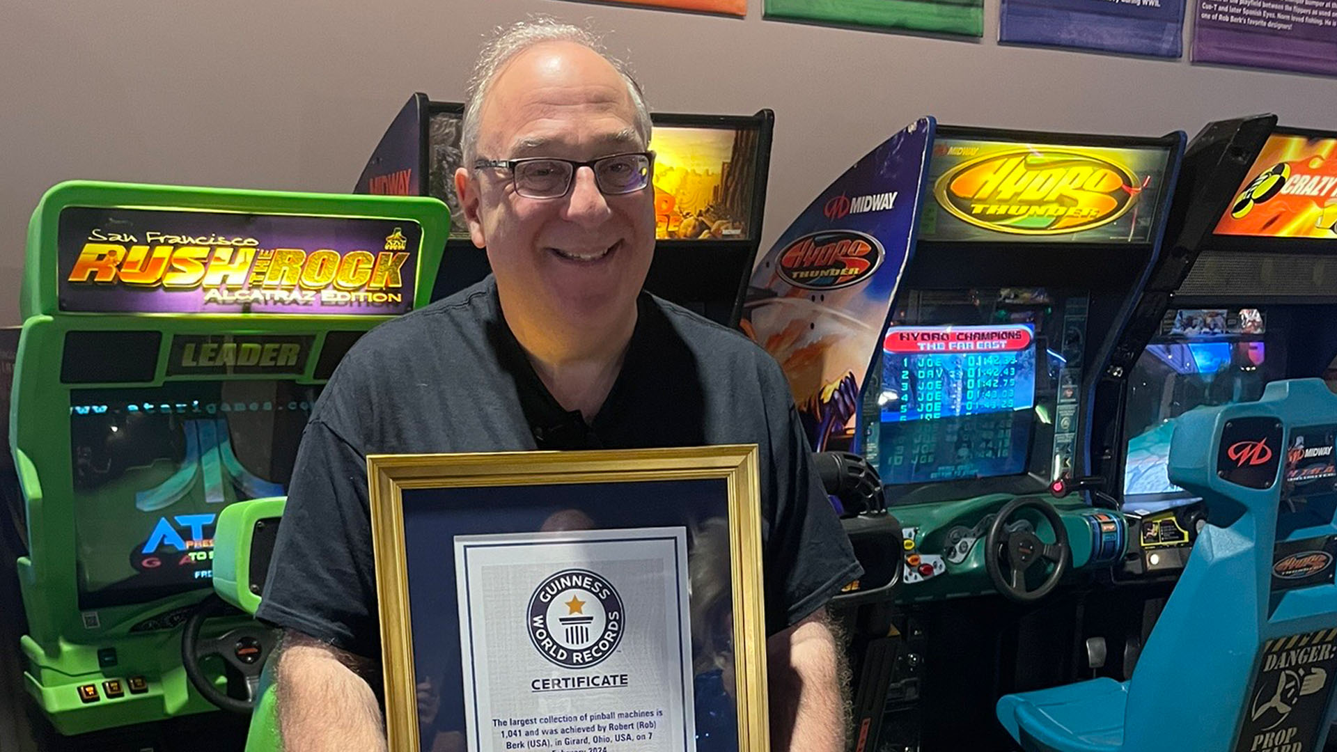 Rob Berk’s record-breaking pinball collection becomes an arcade and annual expo